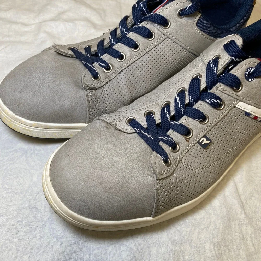 Arrigo Bello 1986 Men's Gray Suede Casual Sneakers Comfort Shoes Size 9‎